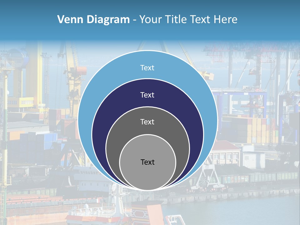 Vessel Boat Dock PowerPoint Template