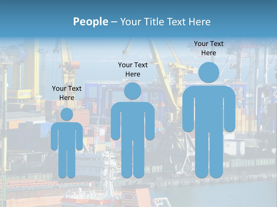 Vessel Boat Dock PowerPoint Template