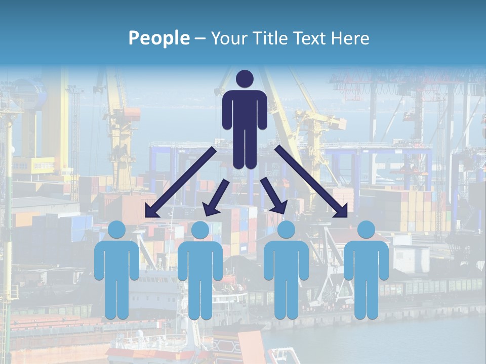 Vessel Boat Dock PowerPoint Template