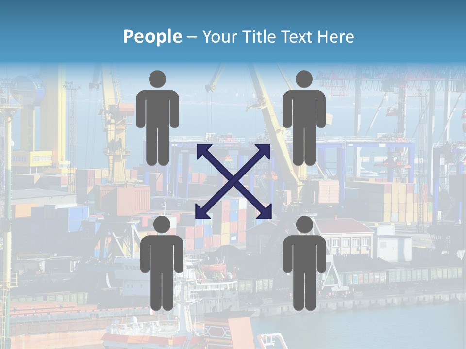 Vessel Boat Dock PowerPoint Template