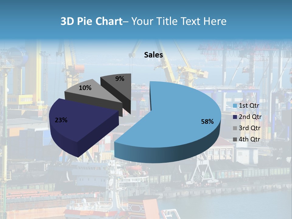 Vessel Boat Dock PowerPoint Template