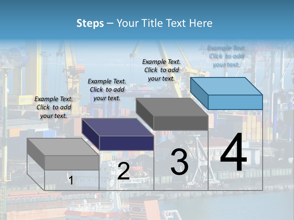 Vessel Boat Dock PowerPoint Template