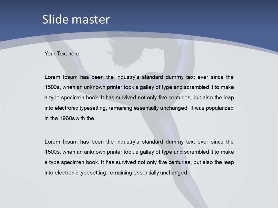 Motion Jump Performer PowerPoint Template