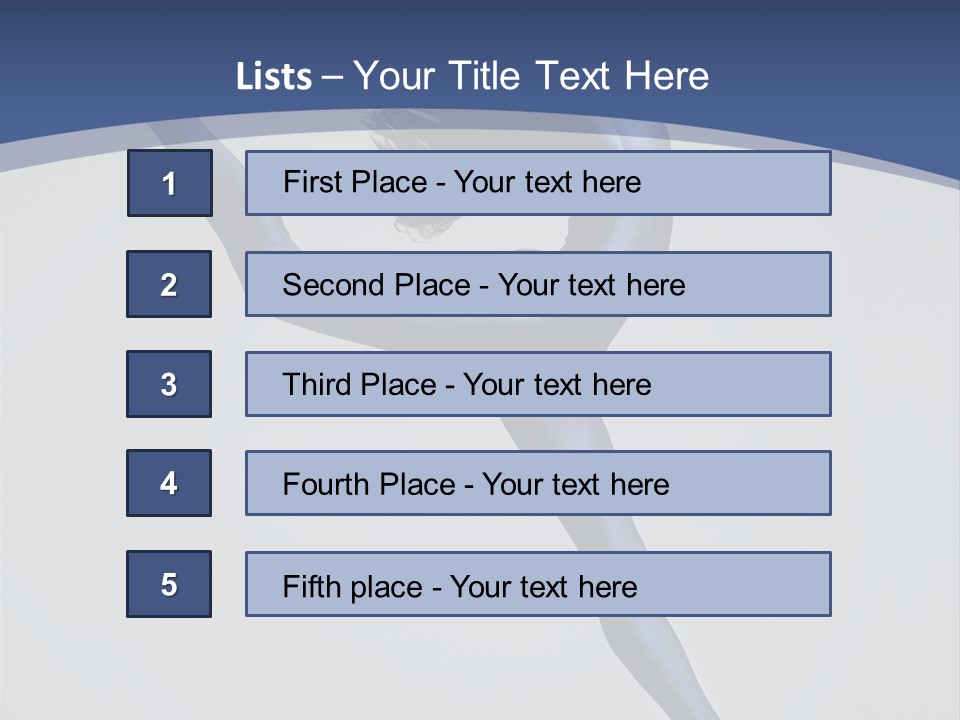 Motion Jump Performer PowerPoint Template