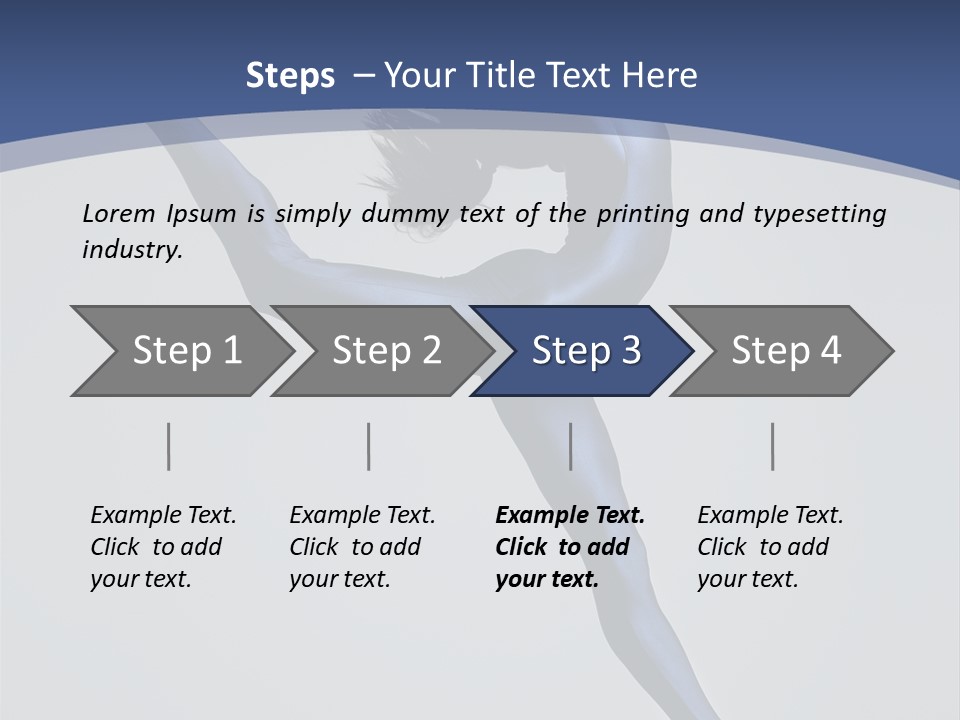 Motion Jump Performer PowerPoint Template