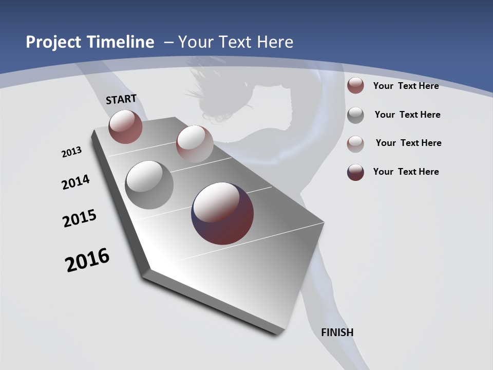 Motion Jump Performer PowerPoint Template
