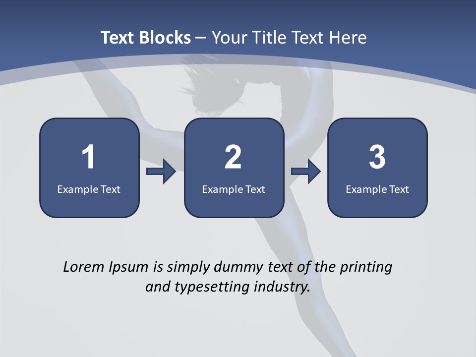 Motion Jump Performer PowerPoint Template