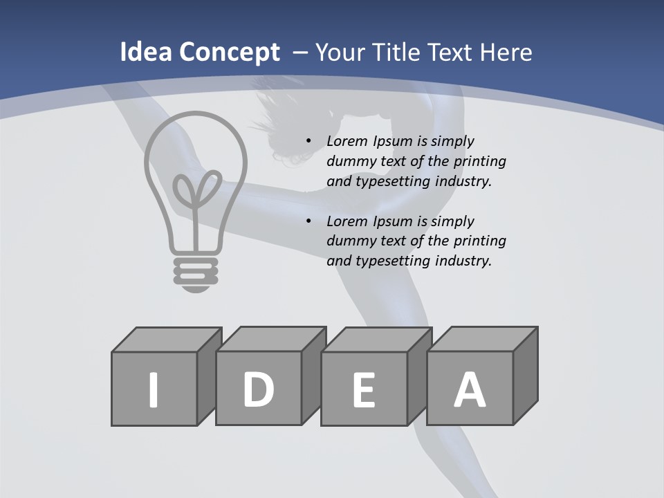 Motion Jump Performer PowerPoint Template