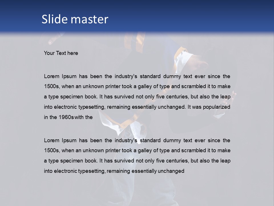 Arte En Movimiento PowerPoint Template