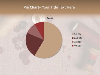 Detail Pin Spool PowerPoint Template