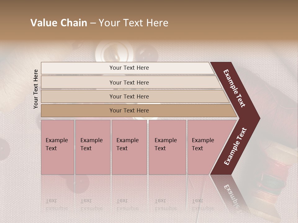 Detail Pin Spool PowerPoint Template