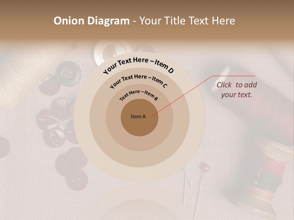 Detail Pin Spool PowerPoint Template