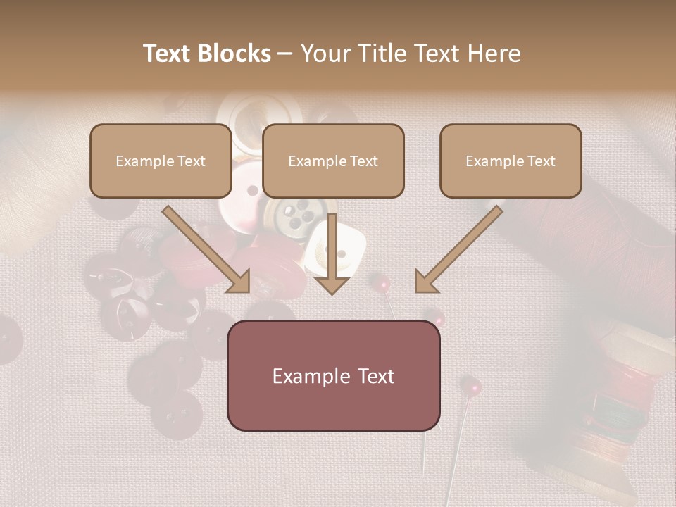 Detail Pin Spool PowerPoint Template