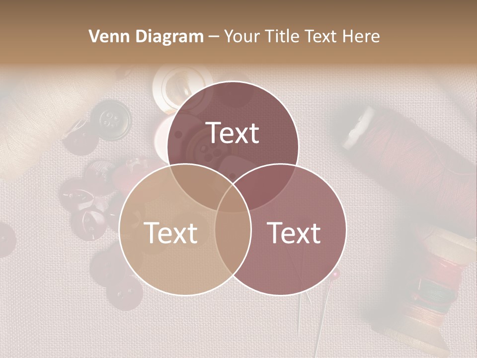 Detail Pin Spool PowerPoint Template