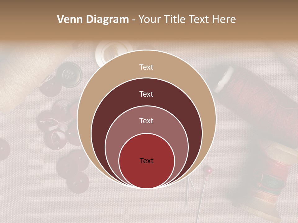 Detail Pin Spool PowerPoint Template