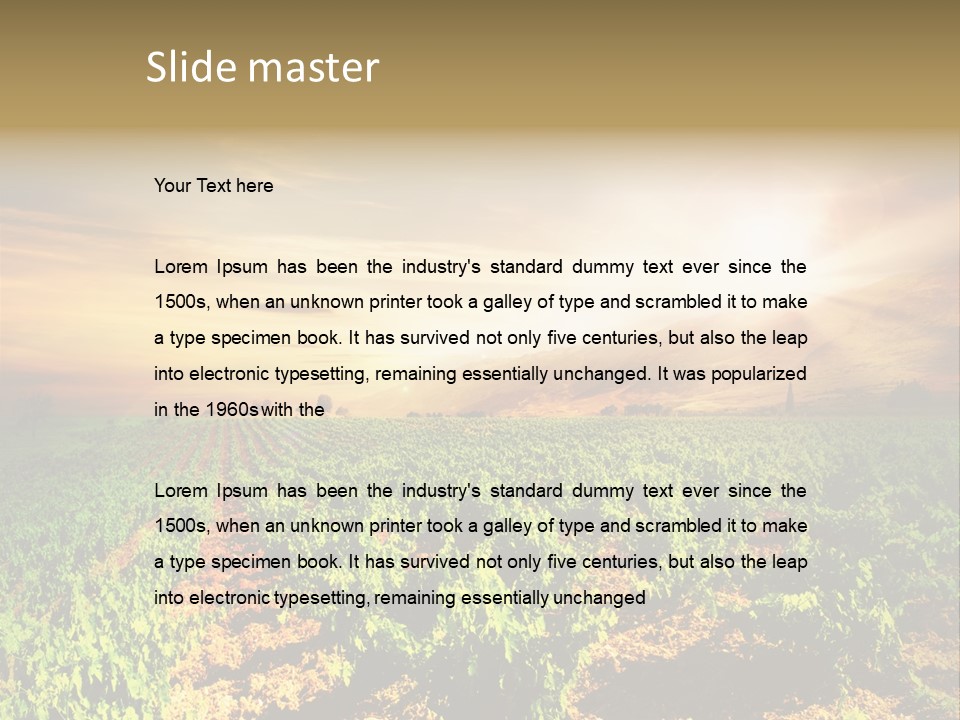 Agricultural Investment PowerPoint Template