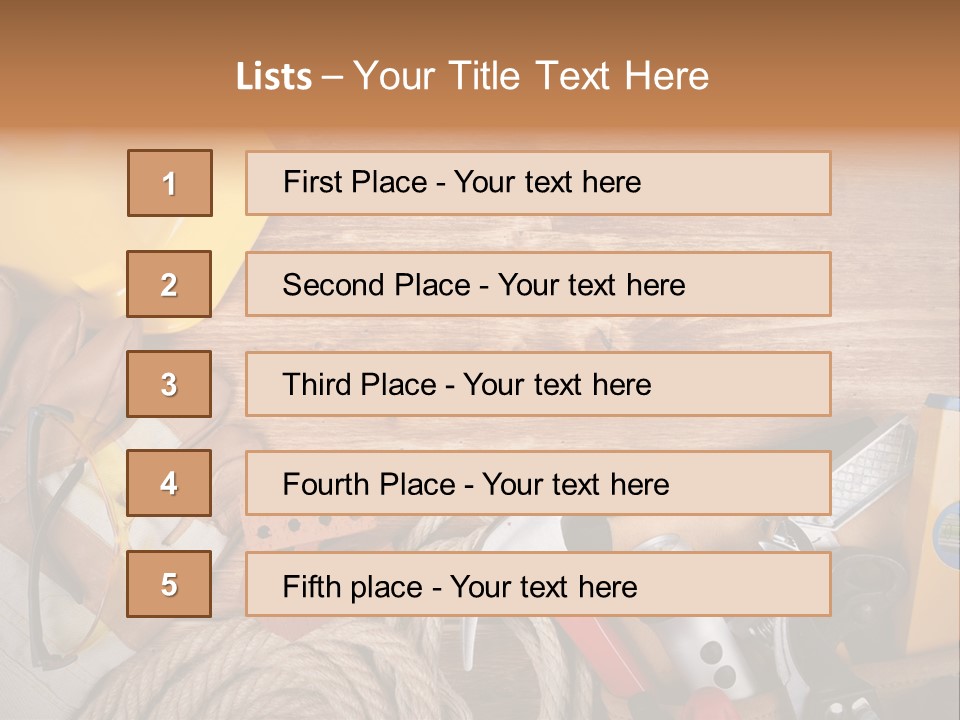 Working Background PowerPoint Template