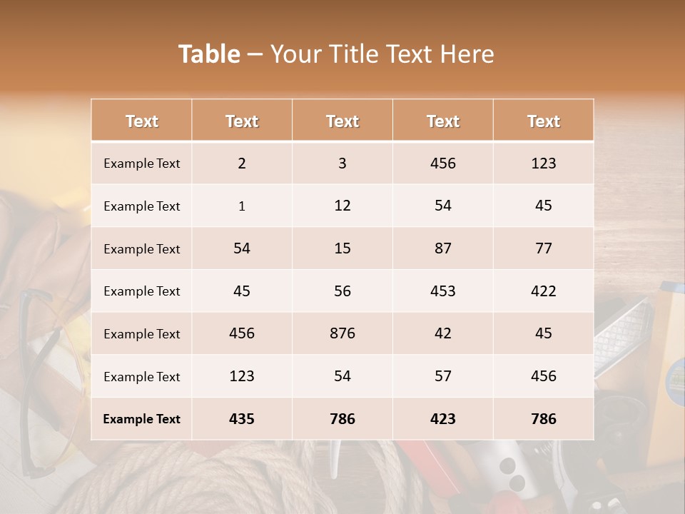 Working Background PowerPoint Template