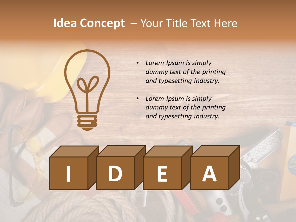 Working Background PowerPoint Template