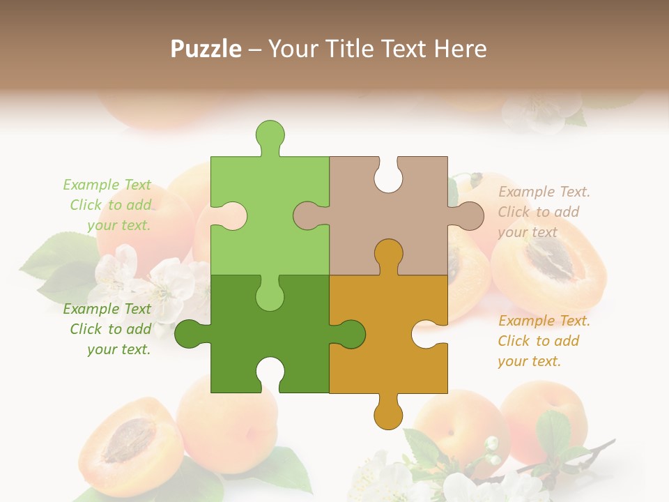 Fruits Flowers PowerPoint Template