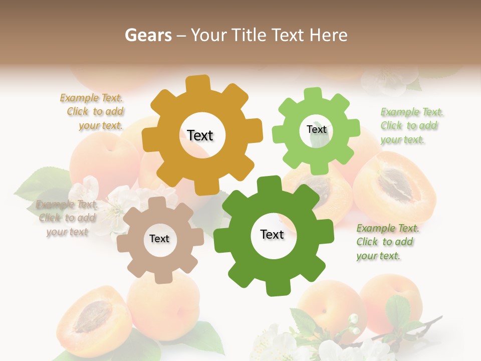 Fruits Flowers PowerPoint Template