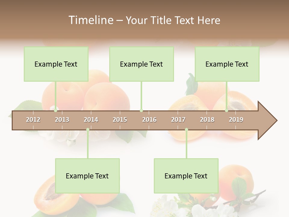 Fruits Flowers PowerPoint Template