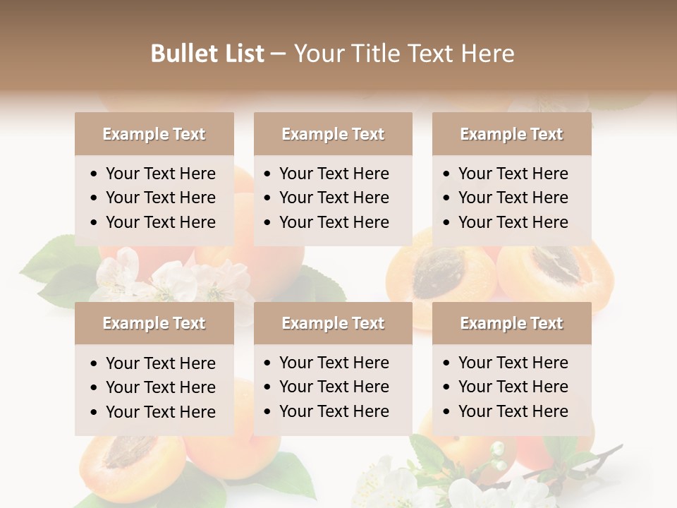 Fruits Flowers PowerPoint Template