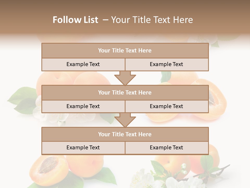 Fruits Flowers PowerPoint Template