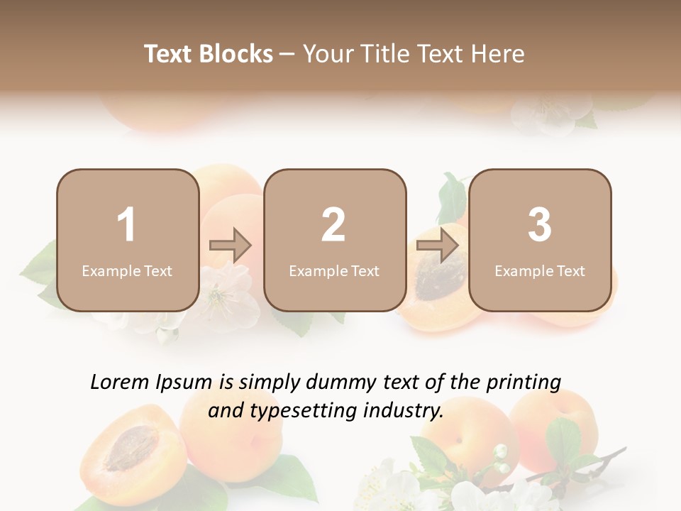 Fruits Flowers PowerPoint Template