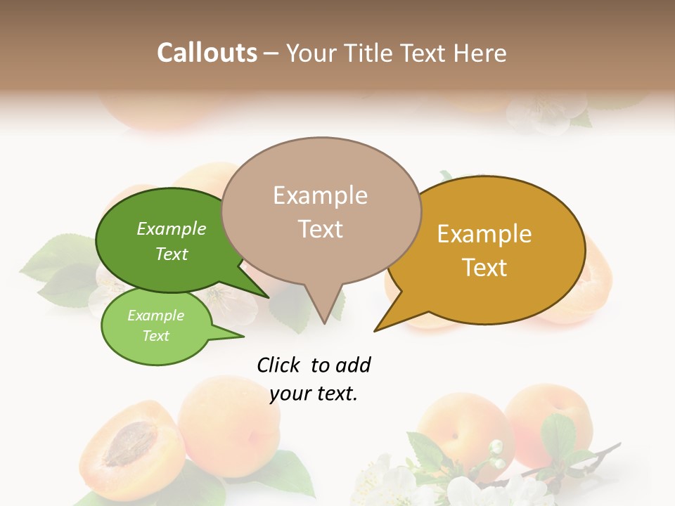 Fruits Flowers PowerPoint Template