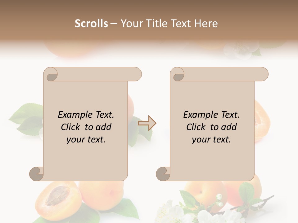 Fruits Flowers PowerPoint Template