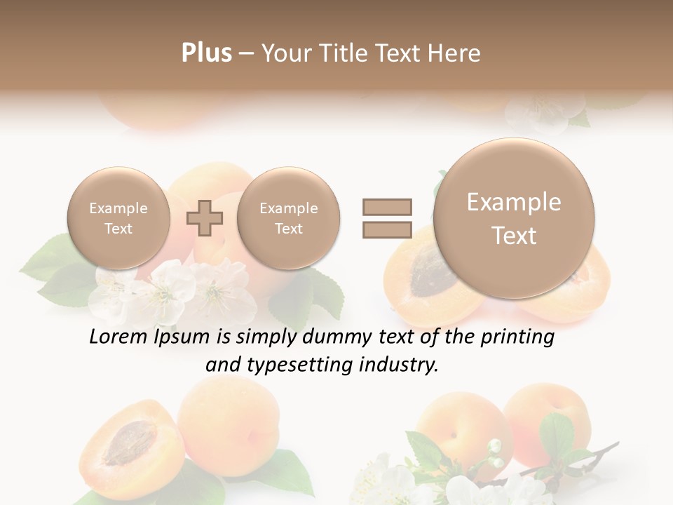 Fruits Flowers PowerPoint Template