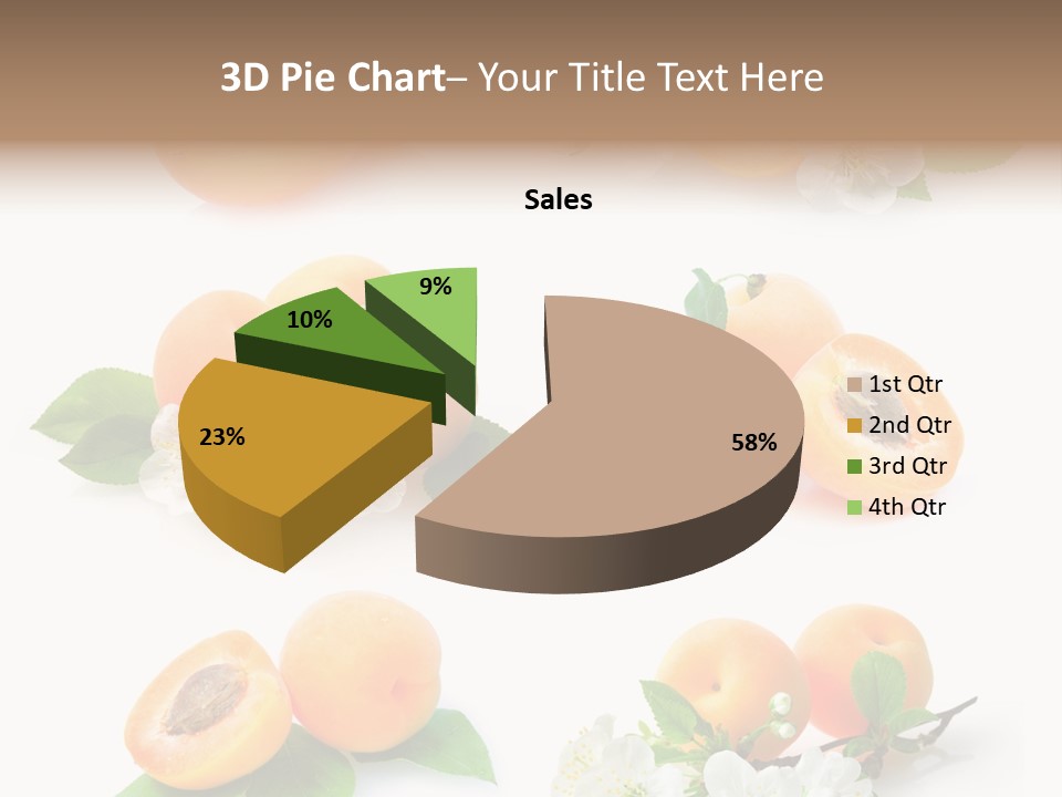 Fruits Flowers PowerPoint Template