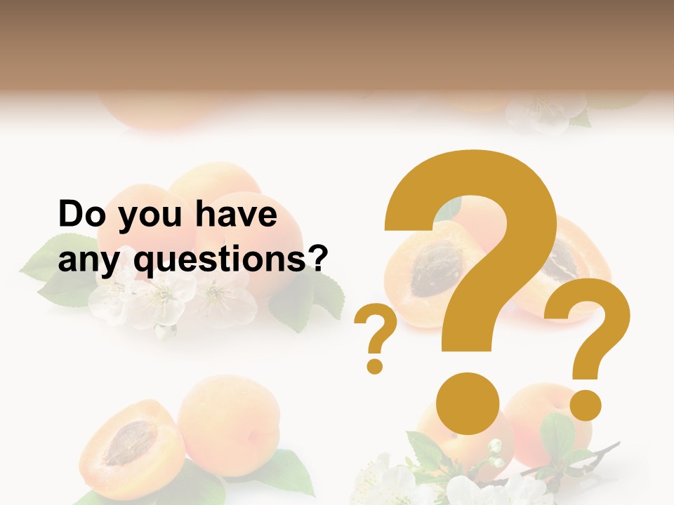 Fruits Flowers PowerPoint Template