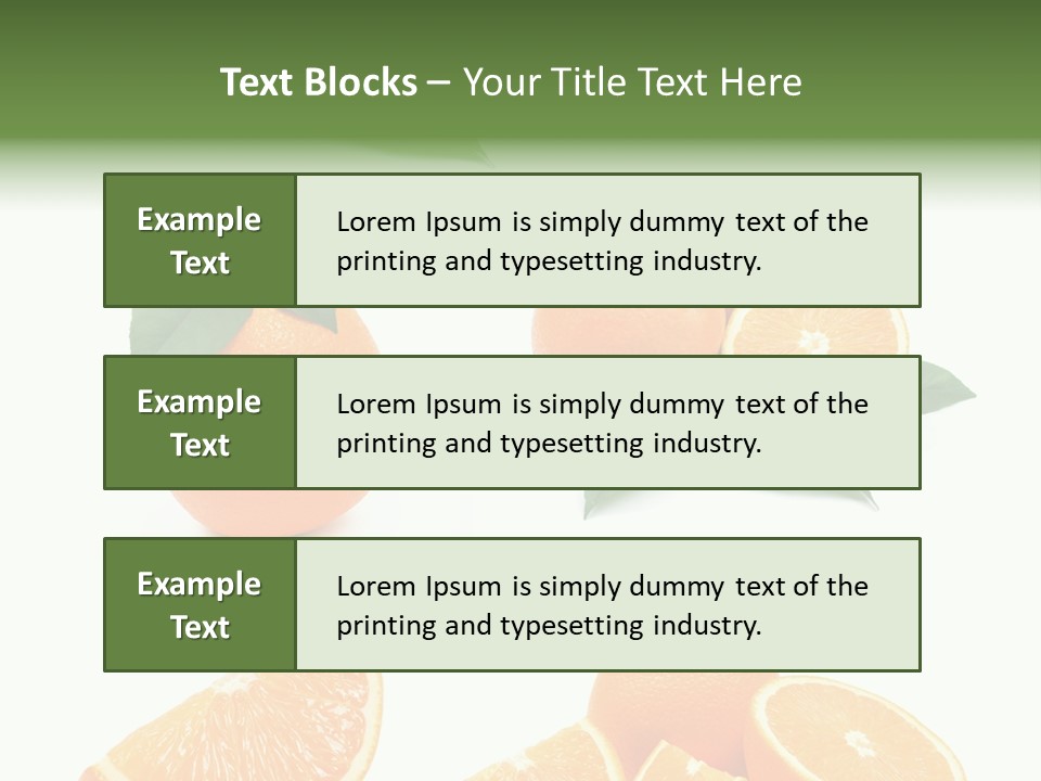 Orange Slices PowerPoint Template