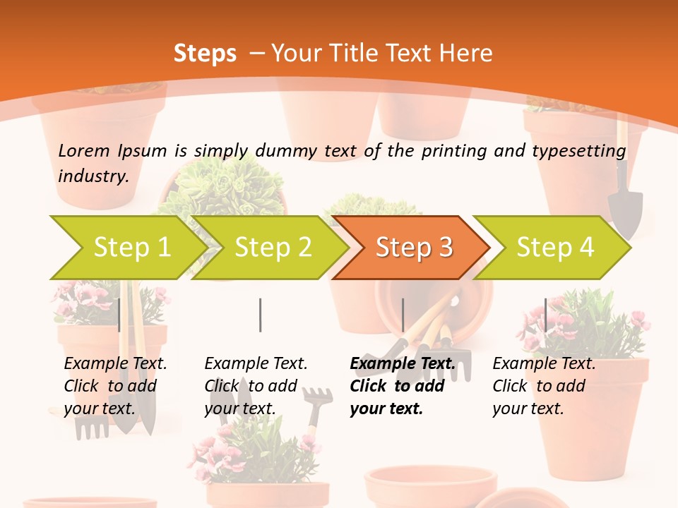 Gardening Tools PowerPoint Template