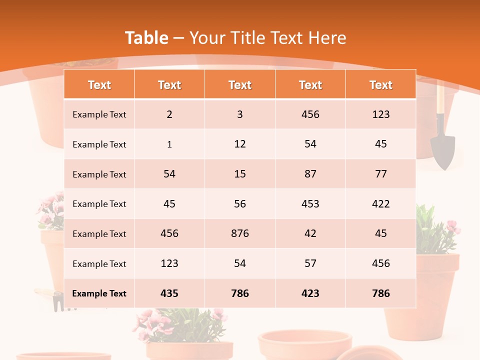 Gardening Tools PowerPoint Template