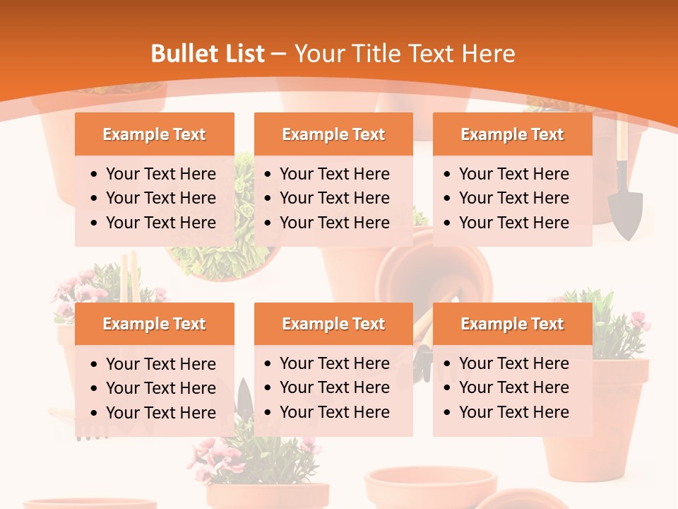 Gardening Tools PowerPoint Template