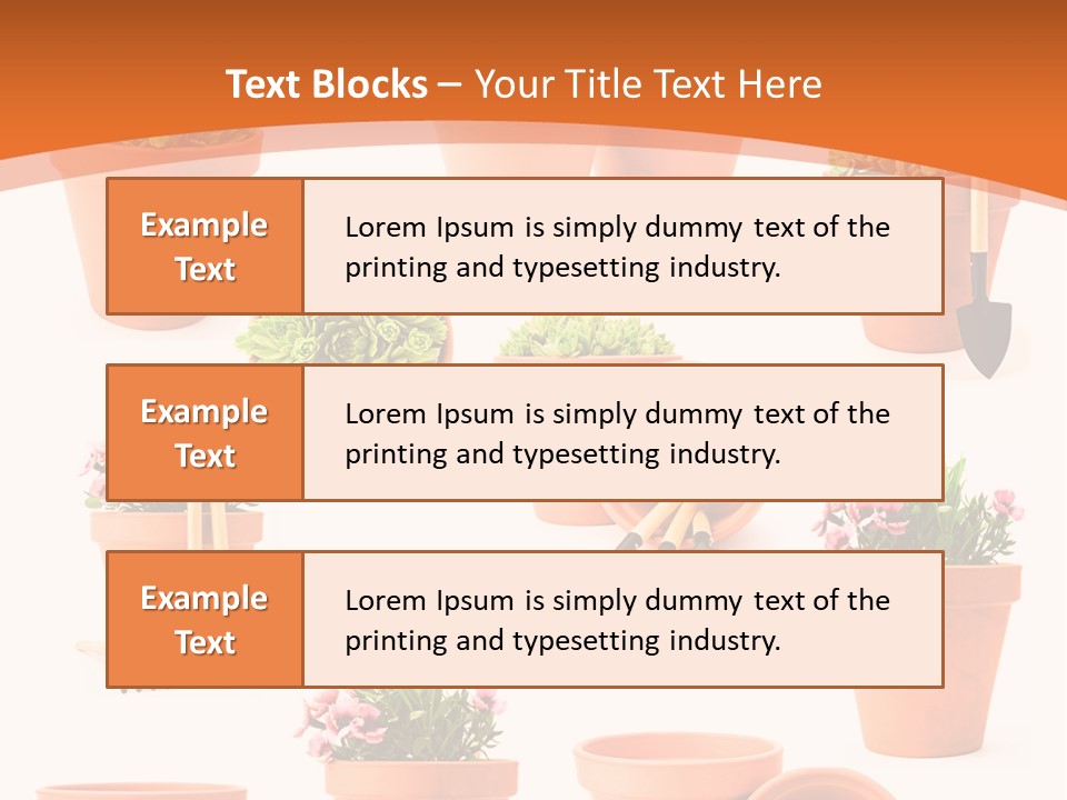 Gardening Tools PowerPoint Template