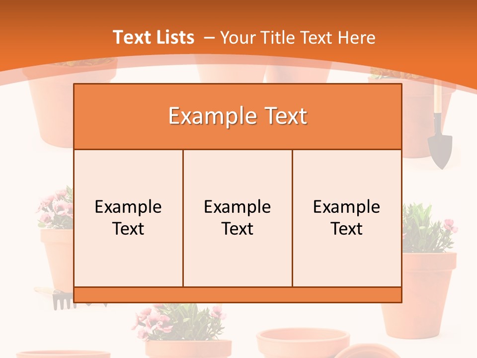 Gardening Tools PowerPoint Template