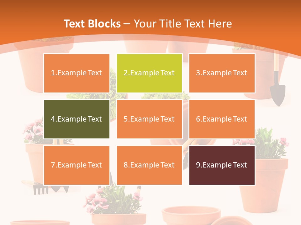 Gardening Tools PowerPoint Template