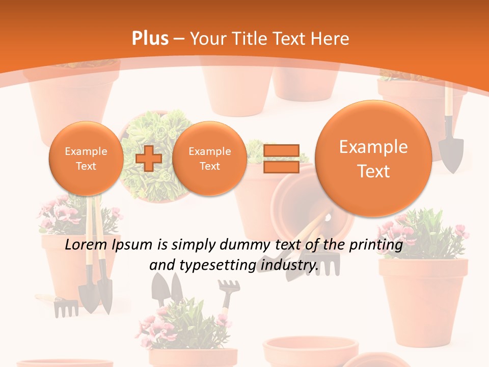 Gardening Tools PowerPoint Template