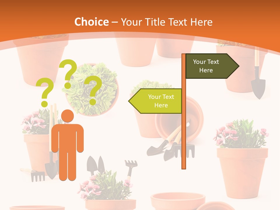 Gardening Tools PowerPoint Template