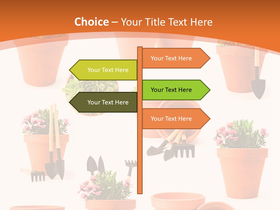 Gardening Tools PowerPoint Template