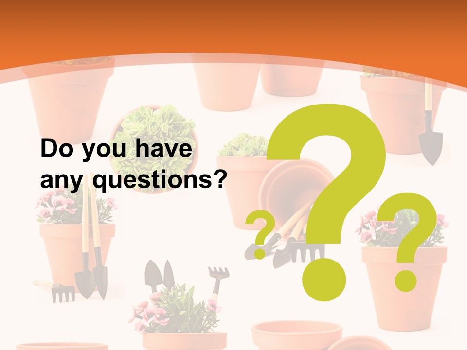 Gardening Tools PowerPoint Template