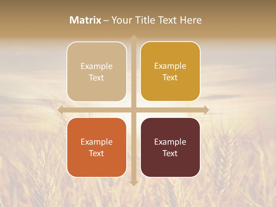 Agriculture Clear Clouds PowerPoint Template