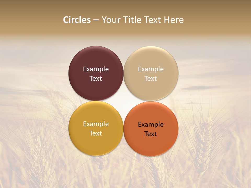 Agriculture Clear Clouds PowerPoint Template