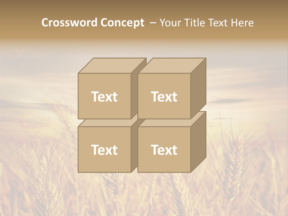 Agriculture Clear Clouds PowerPoint Template