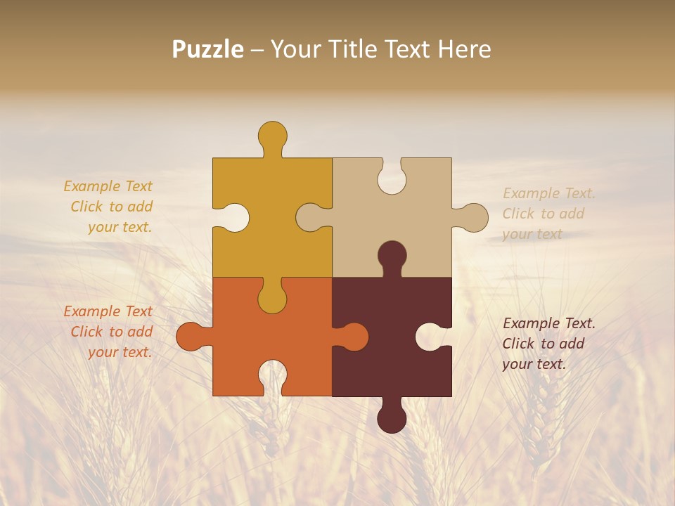 Agriculture Clear Clouds PowerPoint Template