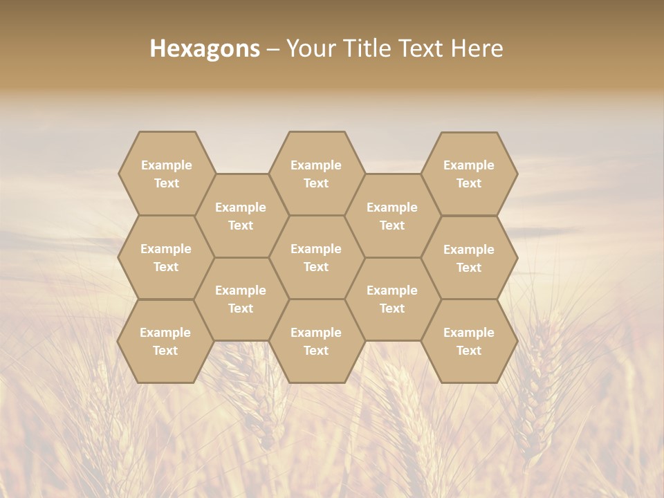 Agriculture Clear Clouds PowerPoint Template